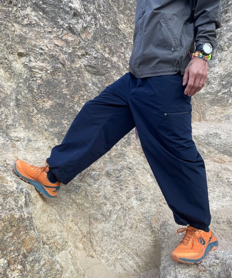rajabrooke WIND BREAKER PANTS "NAVY"