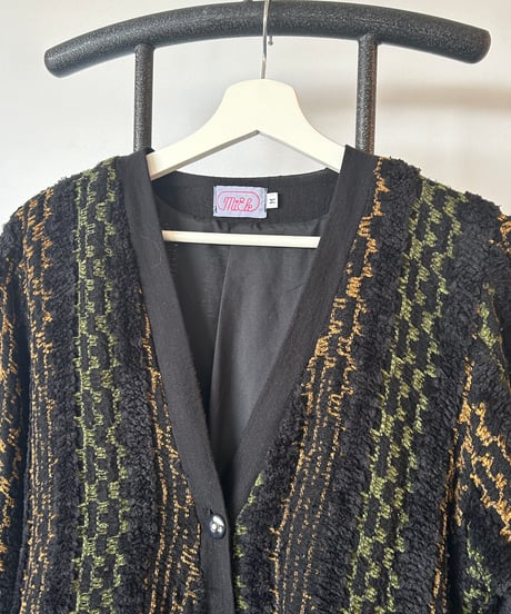 euro vintage design knit cardigan