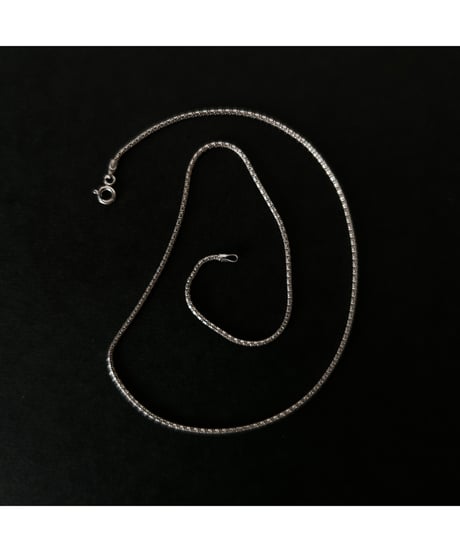 DEAD STOCK Vintage Italy 925 tiny chain necklace design ⑦