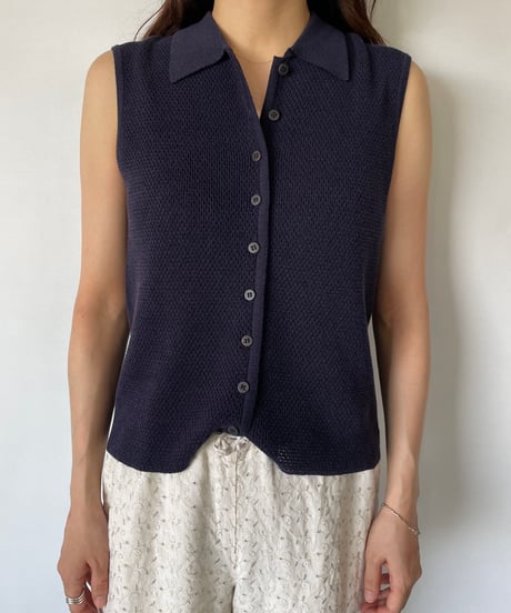 DKNY mesh knit tops