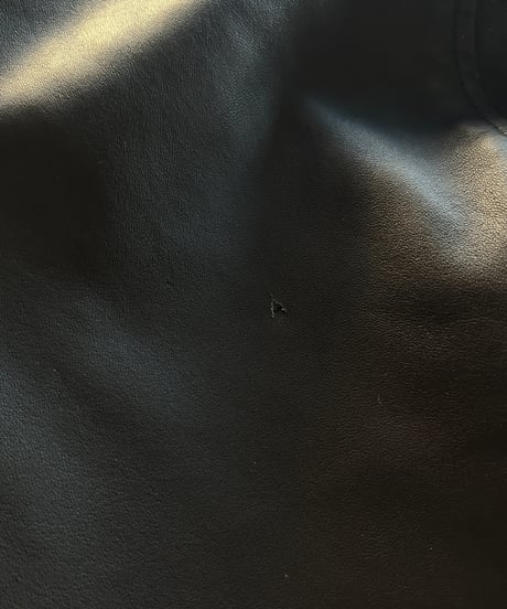 Europe Black Leather Pullover