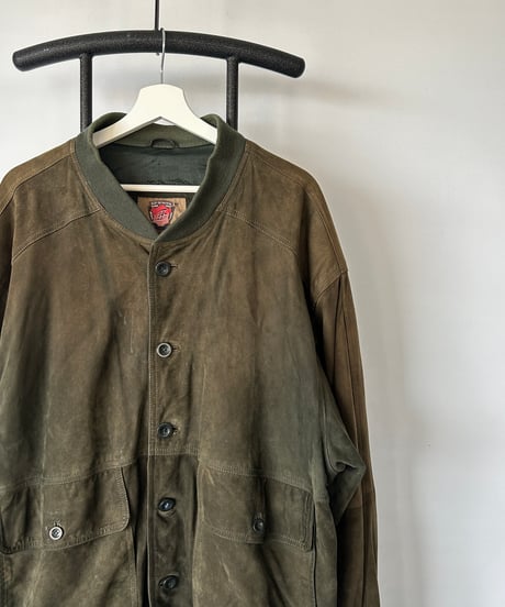 90s europe Suede Jacket