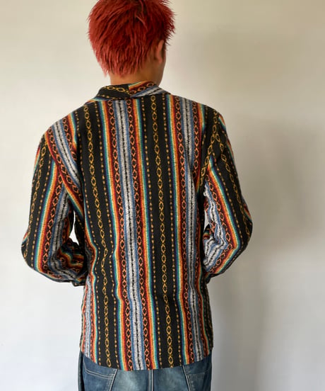 80s Ethnic Pattern Jacket