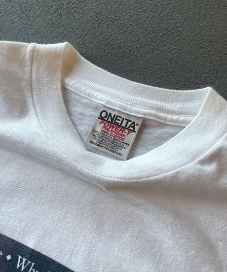 DEAD STOCK 90s ONEITA s/s tee MADE IN USA M