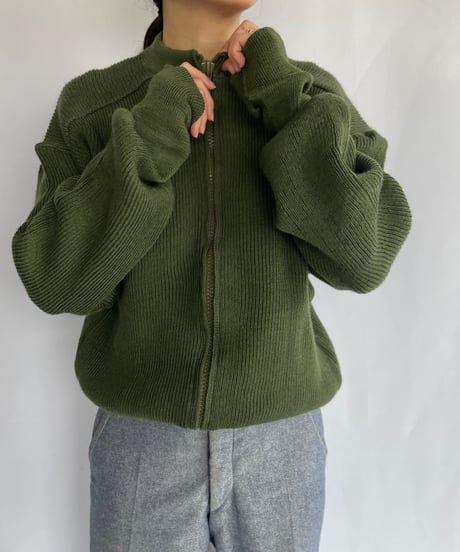 Swedish Army Zip up Cardigan