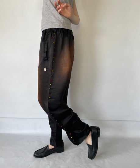 NAM "BELLOWS PANTS GEL STUDS" BLACK
