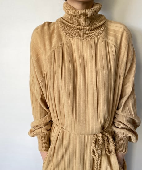 Euro Vintage Turtle neck One Piece