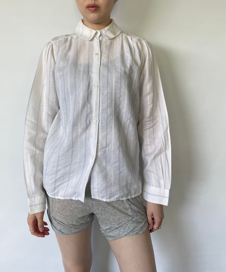 MADE IN ITALY　stripe shirt
