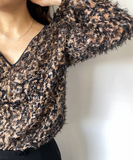 MaxMara leopard blouse