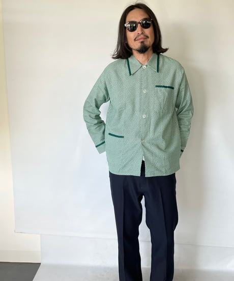 DEAD STOCK 70s pajamas shirt