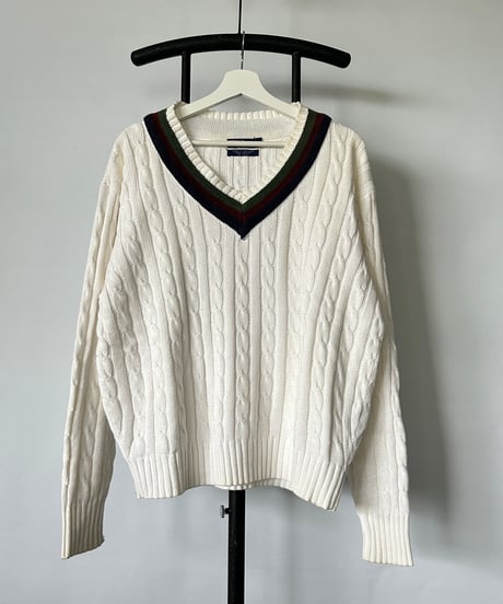 90s Ralph Lauren V-neck Cotton Knit