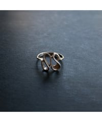 Vintage silver 925 Wave ring