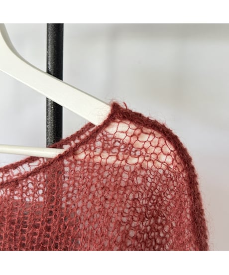 Net knit tops
