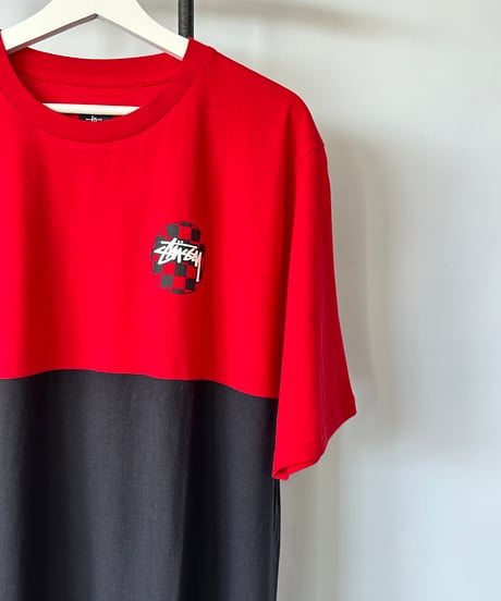 dead stock stussy half cut crew s/s tee XXL