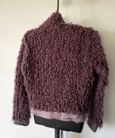 Europe soft curly jacket 42