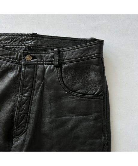 Europe vintage Leather Pants