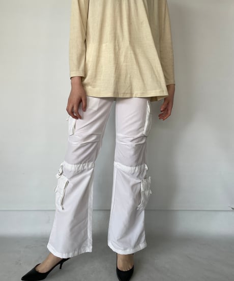 00s White Cargo Pants