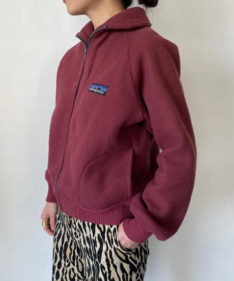80s patagonia fleece / bordeaux