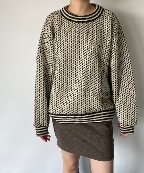 80s L.L.bean Birdseye Sweater