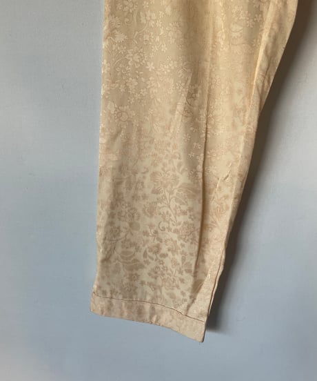 70s~80s Pajama pants (Flower pattern）