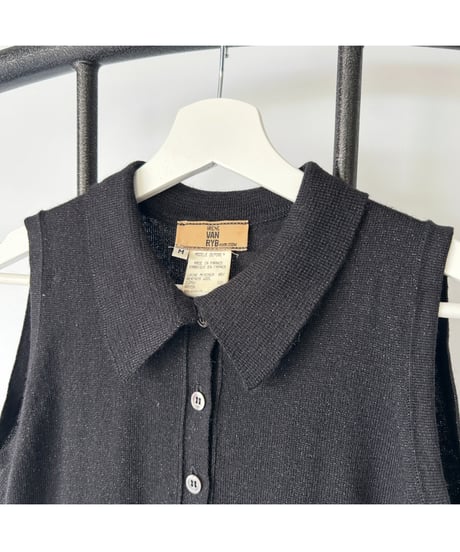 Sleeveless Knit Polo