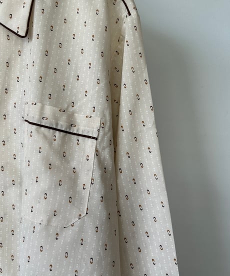 70s pajama shirt 52/54