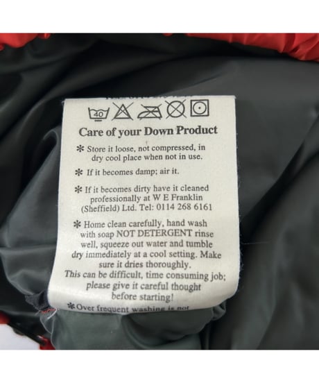 Rab Kinder Smock pullover down jacket MADE IN ENGLAND