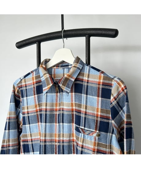 80s Check Zip-up Blouson