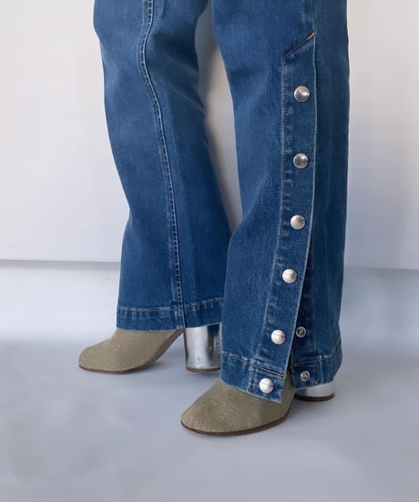 rag & bone side slit denim 25