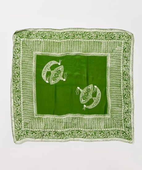 rajabrooke "BATIK WAU SCARF"  lt.hijau