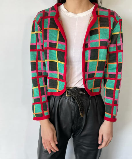 70-80s Yves Saint Laurent knit jacket