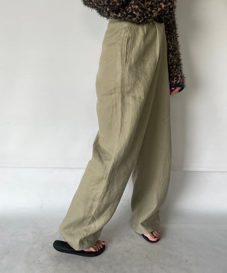 BANANA REPUBLIC LINEN Two-tuck Pants