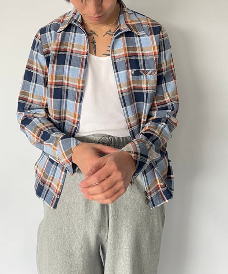 80s Check Zip-up Blouson