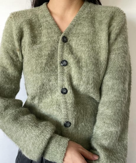 60s Sears mohair cardigan  M