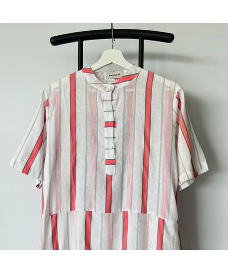 Multi Stripe Pullover One Piece
