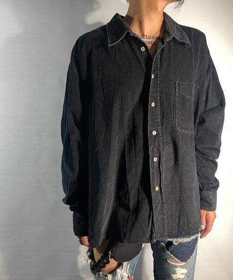 euro vintage remake corduroy shirt