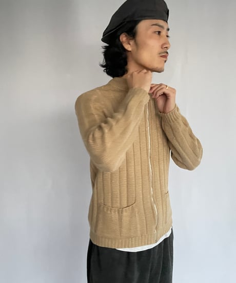 70-80s Europe zip knit