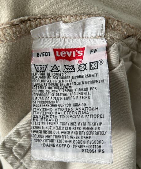 Euro Levi's 501 30×32