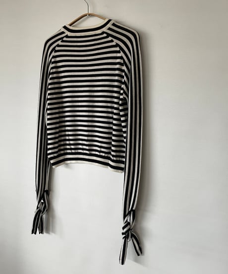 EUROPE border ribbon knit S