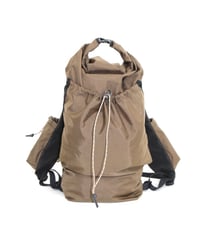 if space "City Hike Pack brown waterproof nylon fabric"