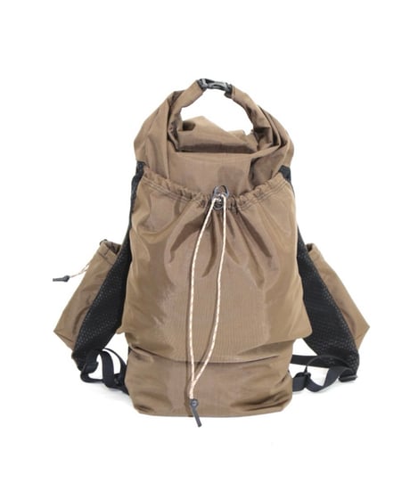 if space "City Hike Pack brown waterproof nylon fabric"