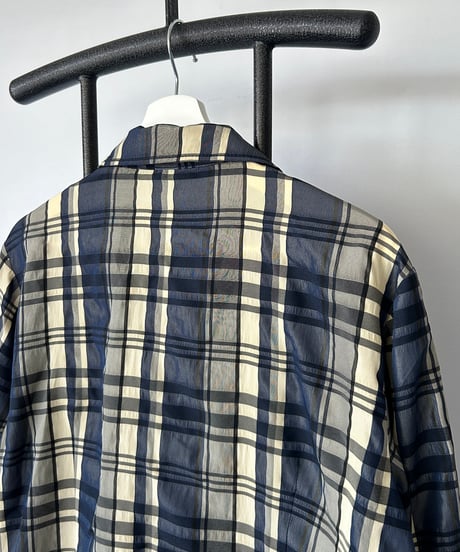 Europe Vintage Check Blouson