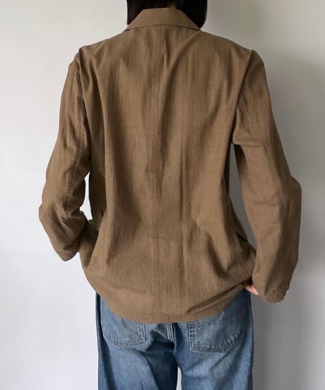 DANIEL HECHTER cotton linen jacket M