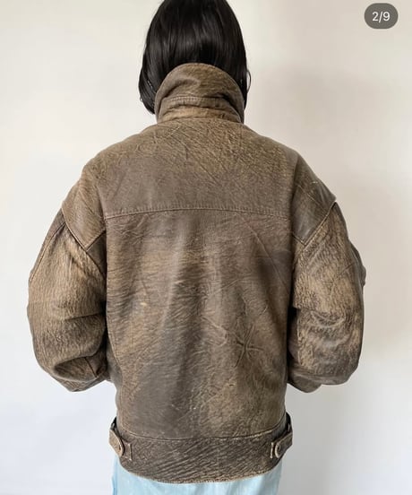 deer skin leather jacket