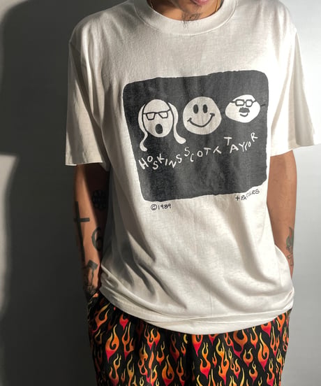 89s "HOSKINS SCCOTT TAYLOR" s/s tee
