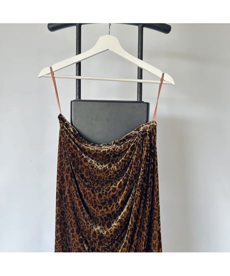 Ralph Lauren leopard silk skirt