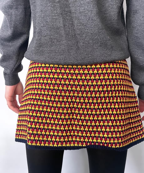 MIU MIU knit short skirt MADE IN ITALY 38