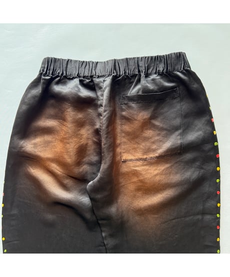 NAM "BELLOWS PANTS GEL STUDS" BLACK