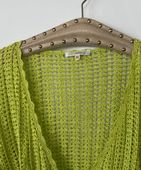 Crochet knit cardigan