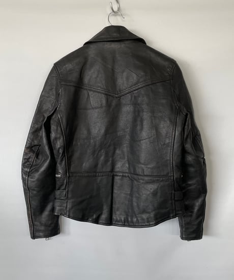 80s UK double riders jacket